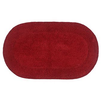 Home Weavers Double Ruffle Collection 100% Cotton Tufted Extra Soft And Absorbent Bath Rugs