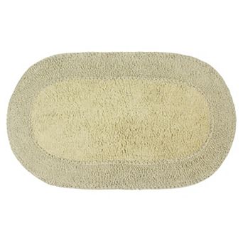 Home Weavers Double Ruffle Collection 100% Cotton Tufted Extra Soft And Absorbent Bath Rugs