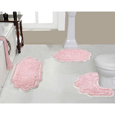 Home Weavers Allure Collection 100% Cotton Tufted Extra Soft And Absorbent Bath Rugs