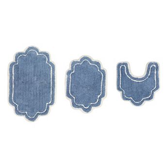 Home Weavers Allure Collection 100% Cotton Tufted Extra Soft And Absorbent Bath Rugs