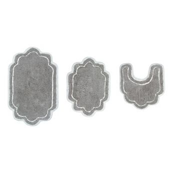 Home Weavers Allure Collection 100% Cotton Tufted Extra Soft And Absorbent Bath Rugs