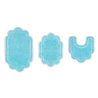 Home Weavers Allure Collection 100% Cotton Tufted Extra Soft And Absorbent Bath Rugs