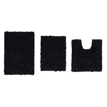 Home Weavers Bell Flower Collection 100% Cotton Tufted Extra Soft And Absorbent Bath Rugs