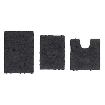 Home Weavers Bell Flower Collection 100% Cotton Tufted Extra Soft And Absorbent Bath Rugs