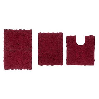 Home Weavers Bell Flower Collection 100% Cotton Tufted Extra Soft And Absorbent Bath Rugs