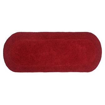 Home Weavers Double Ruffle Collection 100% Cotton Tufted Extra Soft And Absorbent Bath Rugs