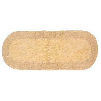 Home Weavers Double Ruffle Collection 100% Cotton Tufted Extra Soft And Absorbent Bath Rugs