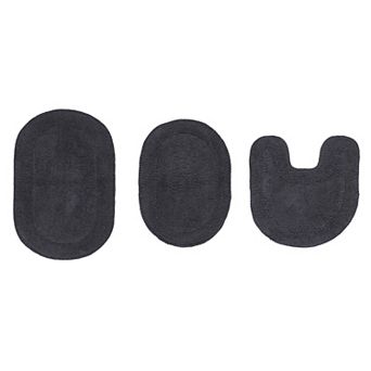 Home Weavers Double Ruffle Collection 100% Cotton Tufted Extra Soft And Absorbent Bath Rugs