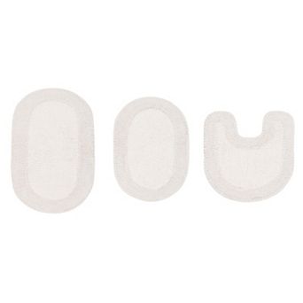 Home Weavers Double Ruffle Collection 100% Cotton Tufted Extra Soft And Absorbent Bath Rugs