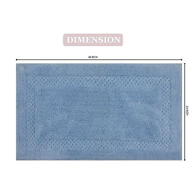 Home Weavers Classy Bathmat Collection 100% Cotton Tufted Extra Soft And Absorbent Bath Rugs