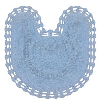 Home Weavers Hampton Crochet Bathmat Collection 100% Cotton Tufted Extra Soft And Absorbent Bath Rug