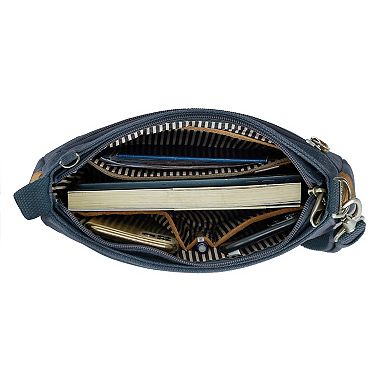 Travelon Anti-Theft Heritage Saddle Crossbody