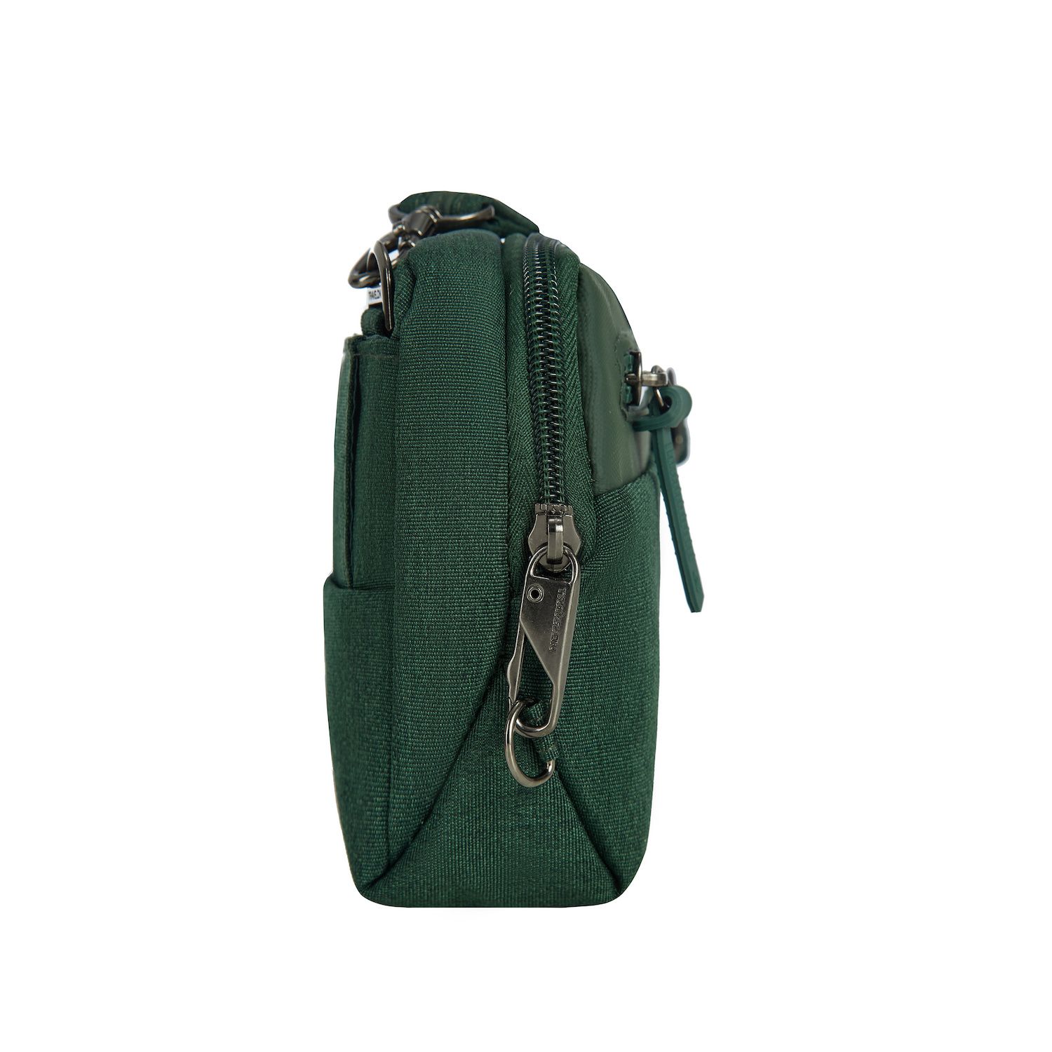 Travelon Unisex Metro Anti-Diefstal Zadel Crossbody, Zwart, Zwart