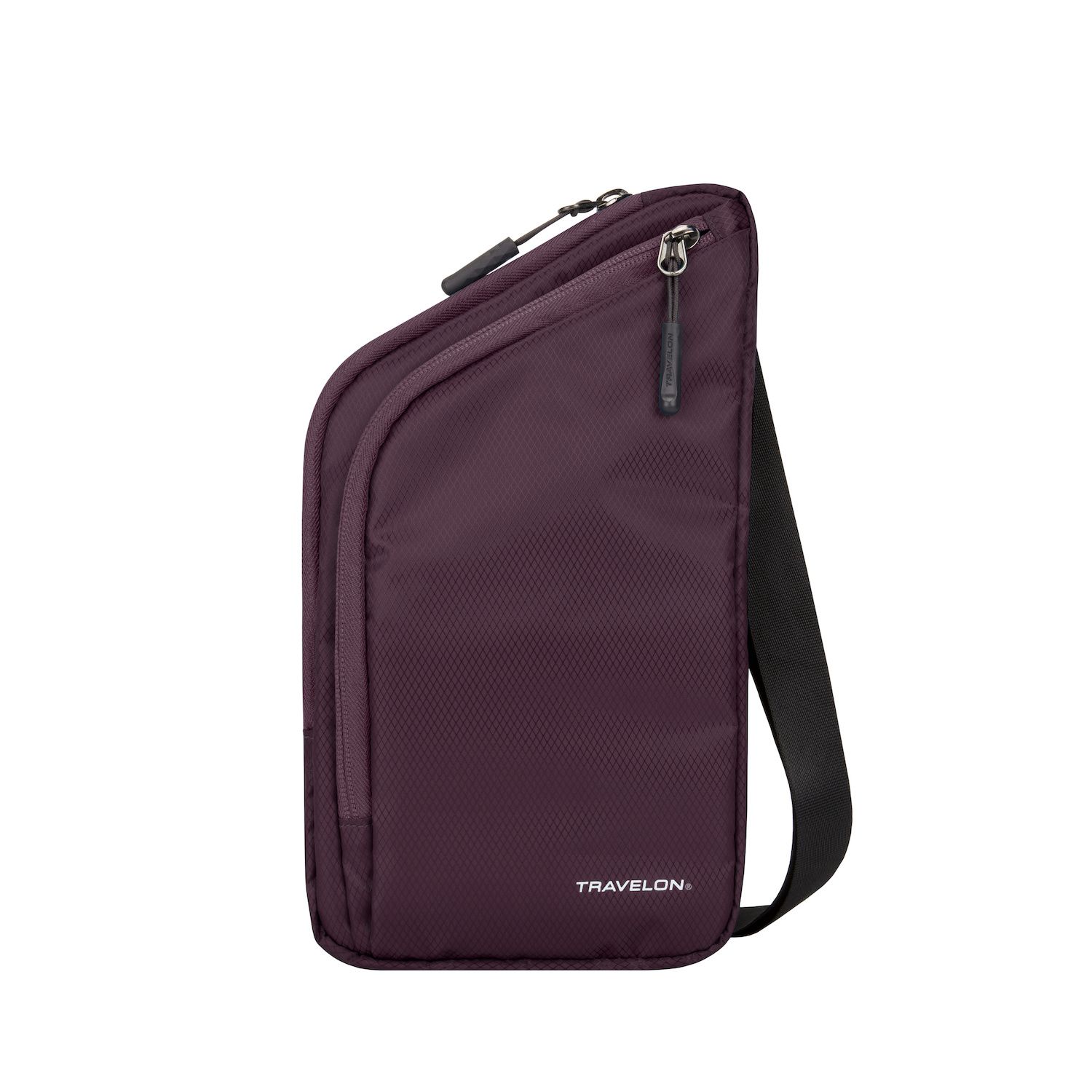 Travelon Unisex Hüfttasche – Wandelbar Als Umhängetasche – RFID-Schutz – Bis 132 Cm Verstellbar