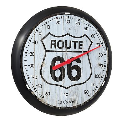 La Crosse Technology 8-in. Route 66 Analog Dial Thermometer
