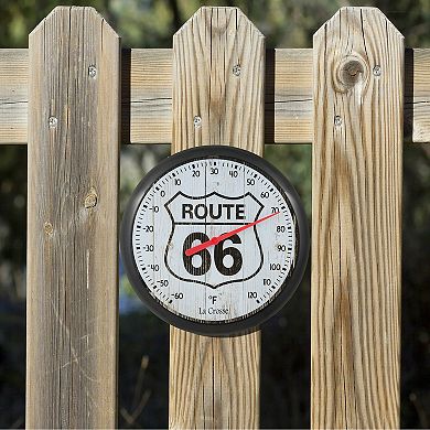La Crosse Technology 8-in. Route 66 Analog Dial Thermometer