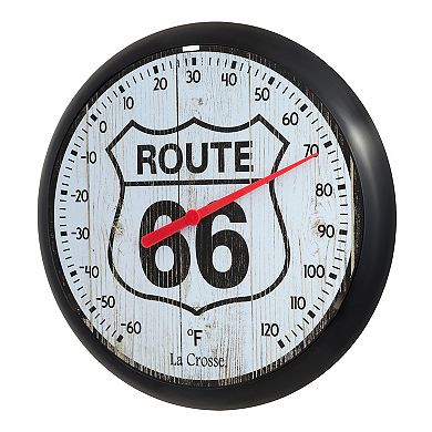 La Crosse Technology 8-in. Route 66 Analog Dial Thermometer