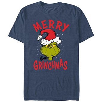 Men's Dr. Seuss The Grinch Merry Christmas Graphic Tee