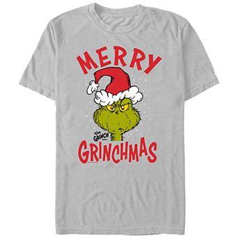 Men's Dr. Seuss The Grinch Merry Christmas Graphic Tee