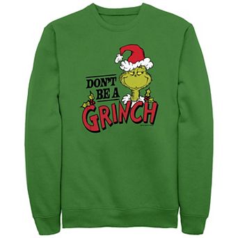Men's Dr. Seuss Don't Be A Grinch Fleece