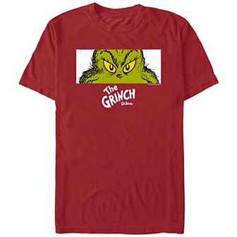 Men's Dr. Seuss Grinch Naughty Eyes Graphic Tee