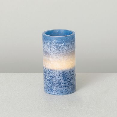 Vance Kitira 6" English Blue Timber LED Glow Candle