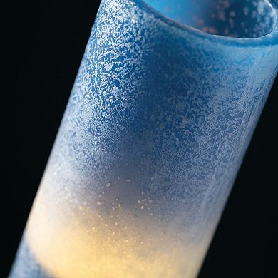 Vance Kitira 9" English Blue Timber LED Glow Candle
