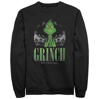 Big & Tall Dr. Seuss Grinch He Is A Mean One Graphic Fleece