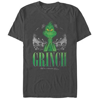 Big & Tall Dr. Seuss Grinch He Is A Mean One Graphic Tee
