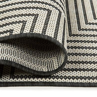 Sonoma Goods For Life® Geo Lines Indoor/Outdoor Area Rug