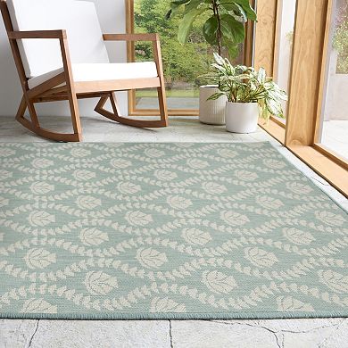 Sonoma Goods For Life® Floral Ogee Indoor/Outdoor Area Rug