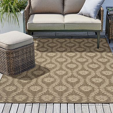 Sonoma Goods For Life® Floral Ogee Indoor/Outdoor Area Rug