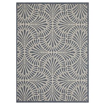 Sonoma Goods For Life® Fan Leaf Tile Indoor/Outdoor Area Rug