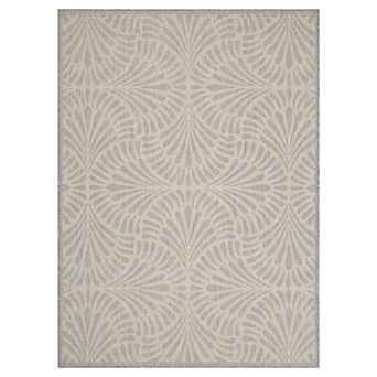 Sonoma Goods For Life® Fan Leaf Tile Indoor/Outdoor Area Rug