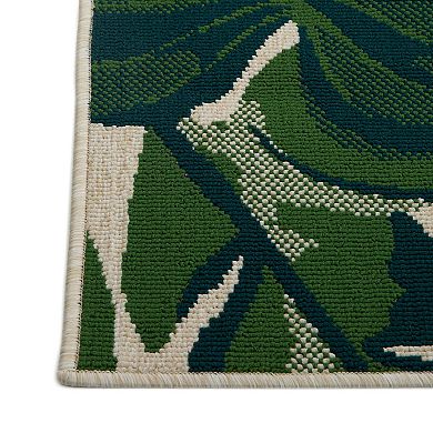 Sonoma Goods For Life® Tropical Leaves Indoor/Outdoor Area Rug