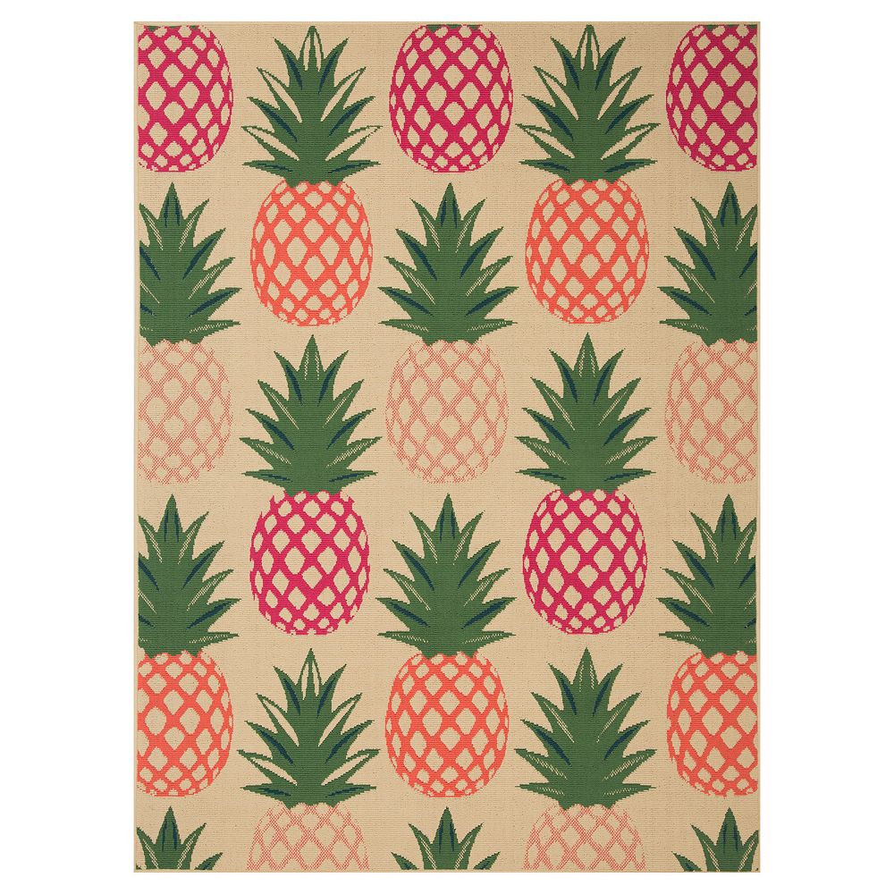 Sonoma Goods For Life® Bright Pineapple Indoor/Outdoor Area Rug