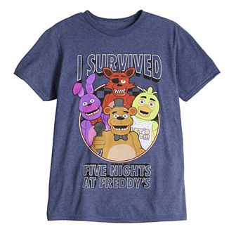 Boys 8-20 Five Nights at Freddy's I Survived Graphic Tee