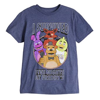 Boys 8-20 Five Nights at Freddy's I Survived Graphic Tee