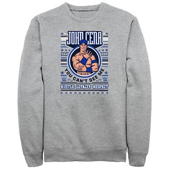 Big & Tall WWE John Cena Christmas Sweater Graphic Fleece