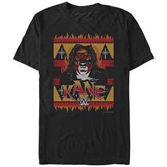 Big & Tall WWE Kane Christmas Sweater Graphic Tee