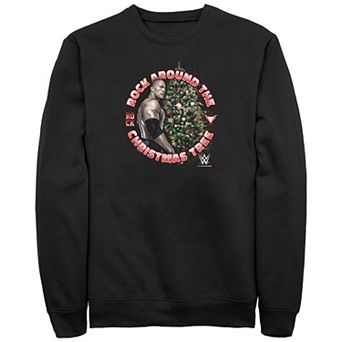Big & Tall WWE Rock Around The Christmas Tree Graphic Fleece