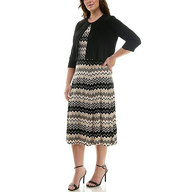 Women's Danny & Nicole 2-pc. Cardigan & Dress Set