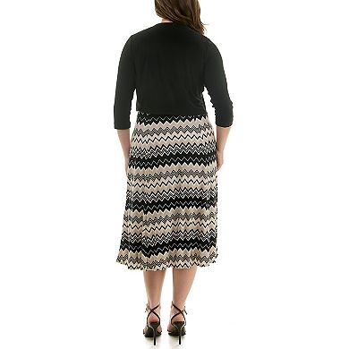 Women's Danny & Nicole 2-pc. Cardigan & Dress Set