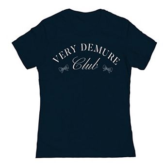Junior's Grayson Threads The Label Very Demure Club Graphic Tee