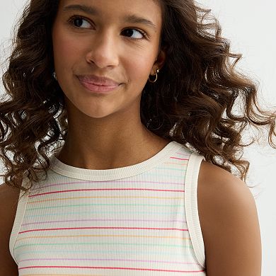 Girls 6-18 SO® High Neck Tank Top in Regular & Plus