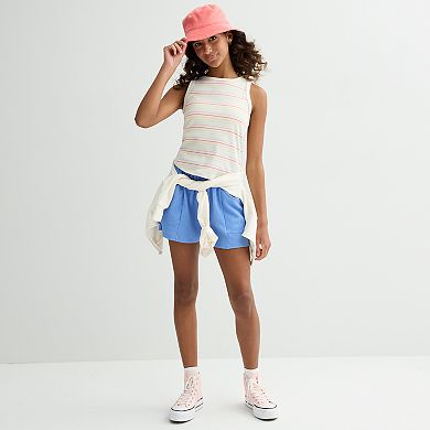 Girls 6-18 SO® High Neck Tank Top in Regular & Plus