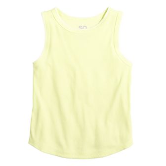 Girls 6-18 SO® High Neck Tank Top in Regular & Plus