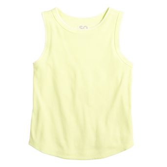 Girls 6-18 SO® High Neck Tank Top in Regular & Plus