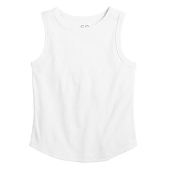 Girls 6-18 SO® High Neck Tank Top in Regular & Plus