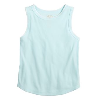 Girls 6-18 SO® High Neck Tank Top in Regular & Plus